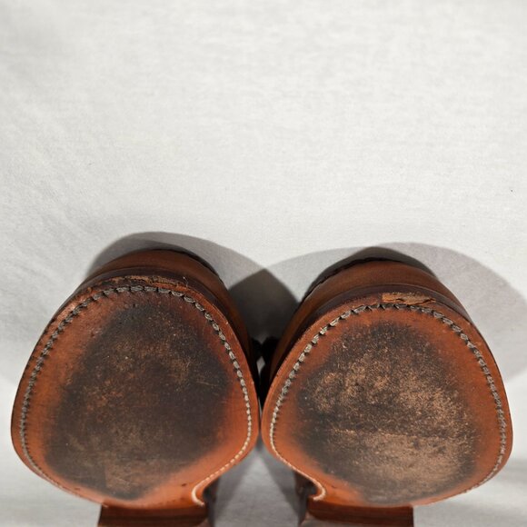 U.S.A. Vintage SEBAGO Hipster Walnut French Calfskin Penny Loafers Men Size 11E. - Picture 15 of 17